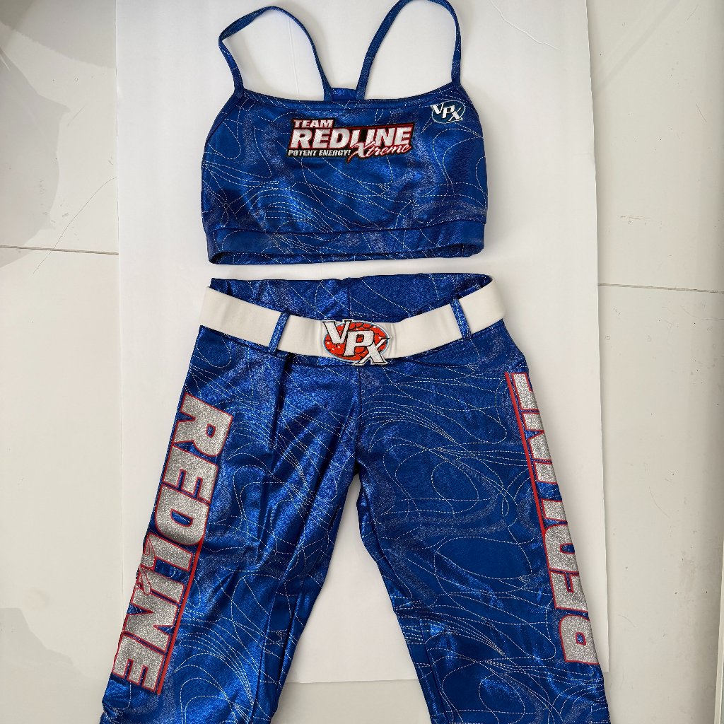 Promo Girl Fitness Brand Convention Outfit Top And Bottom